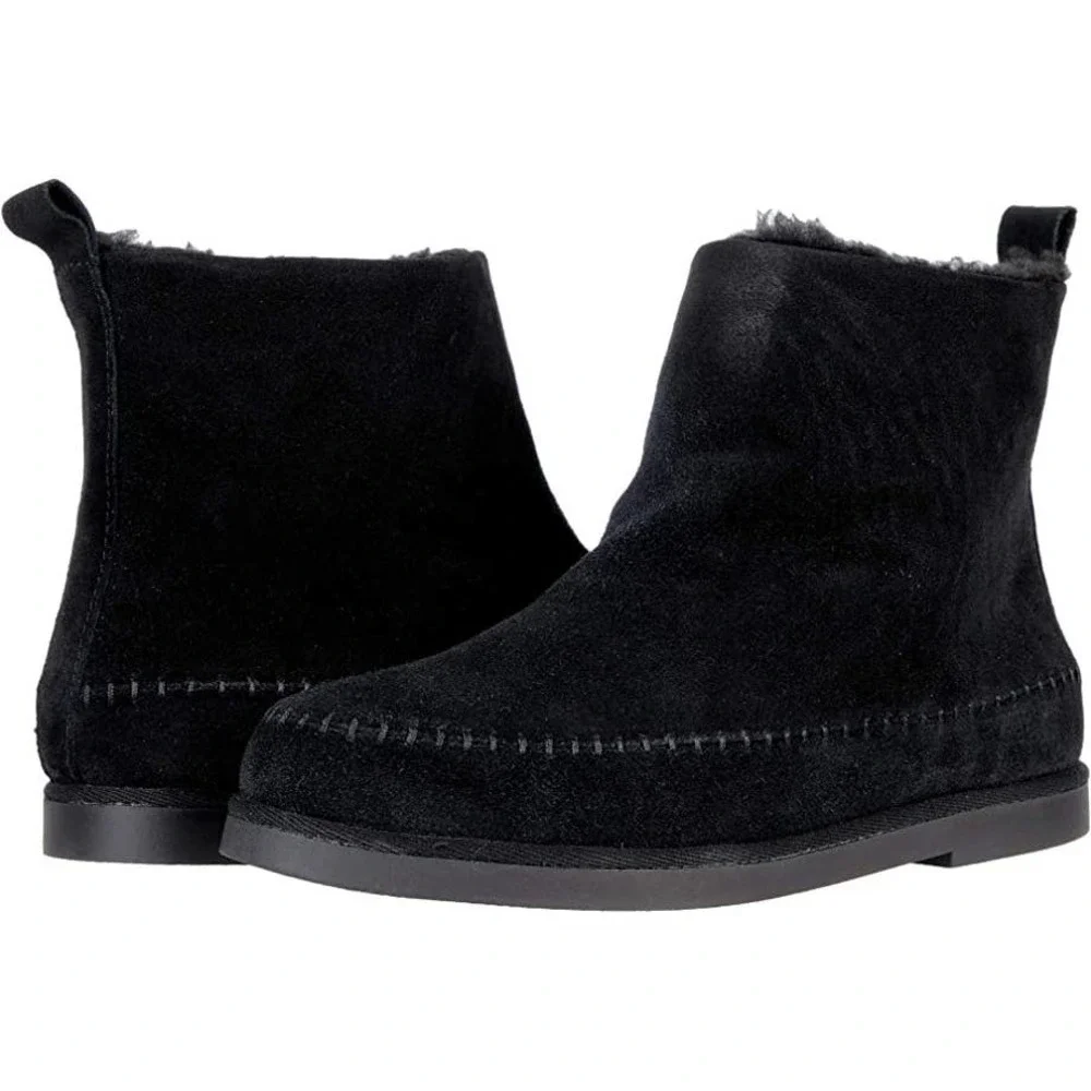Steve Madden Tommy Moccasin Boot Leather Women's Size 6.5M
